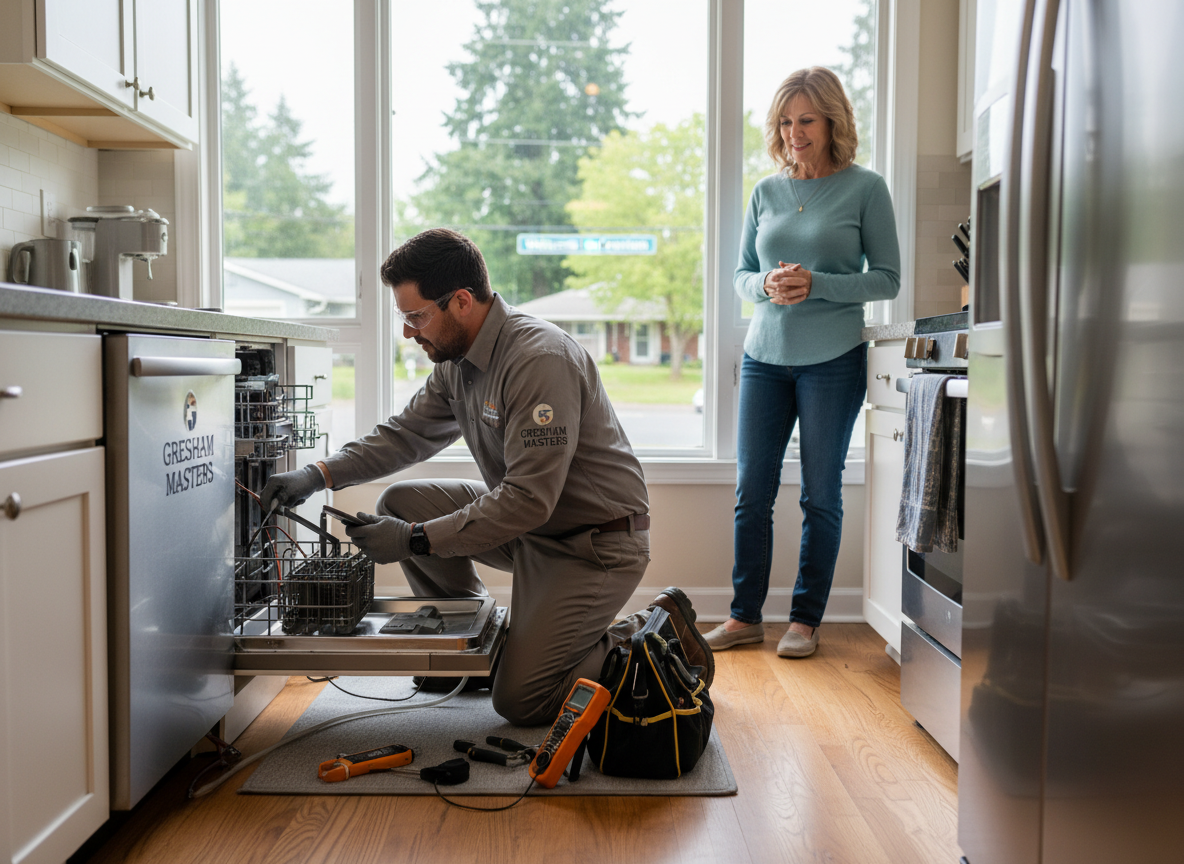 Appliance repair service in North Gresham